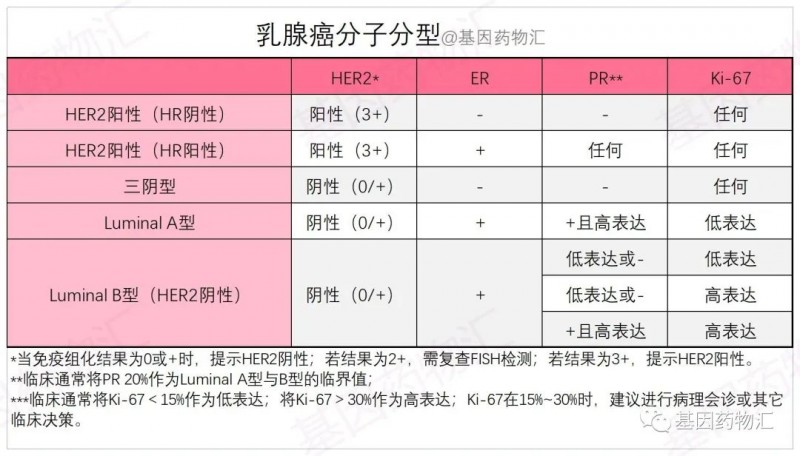 乳腺癌分子分型