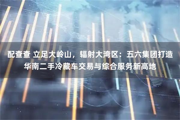 配查查 立足大岭山，辐射大湾区：五六集团打造华南二手冷藏车交易与综合服务新高地